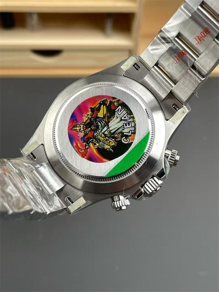 Rolex Daytona 40mm 116500LN White Panda Dial Black Cerachrom Bezel Oyster Bracelet Watch - الصورة 6