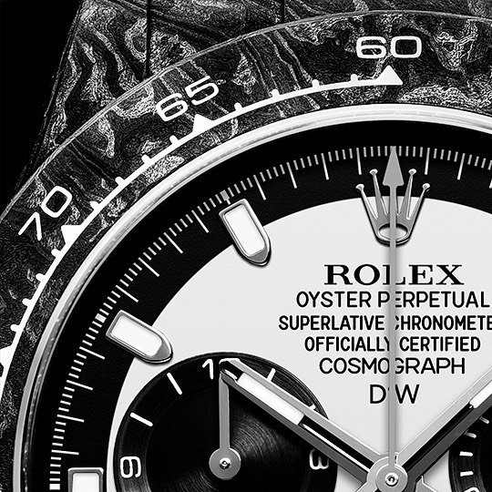 DiW Speedster White Carbon Daytona 40mm Custom Rolex Daytona 116500LN Panda Dial Watch - Imagem 2