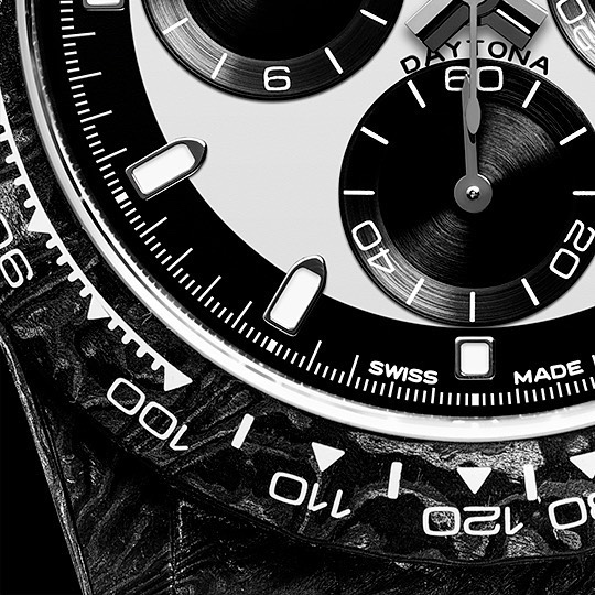 DiW Speedster White Carbon Daytona 40mm Custom Rolex Daytona 116500LN Panda Dial Watch - Imagem 5