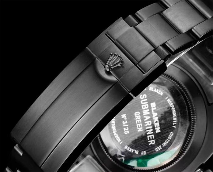 Blaken Rolex Submariner Date 40mm 116610LN Black DLC Custom Watch - الصورة 6