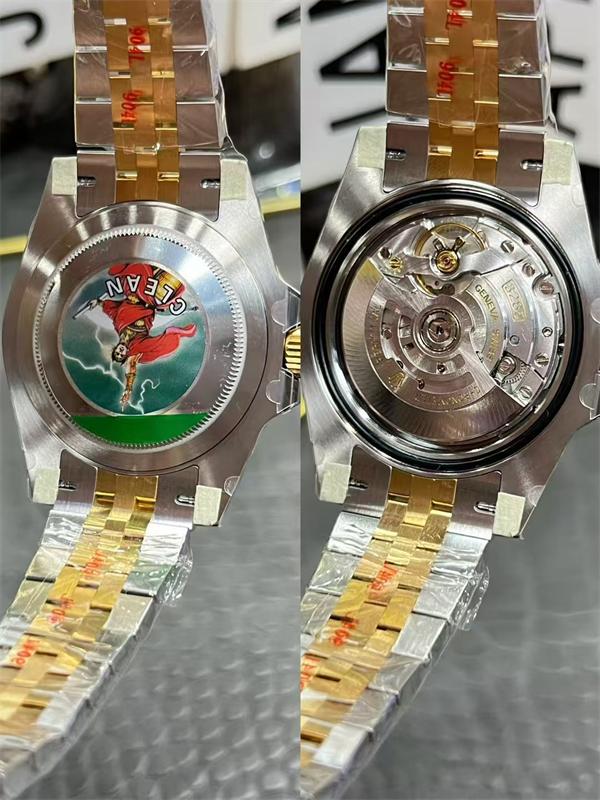 Rolex GMT-Master II 40mm 126713GRNR Yellow Rolesor Black Dial Grey Black Cerachrom Bezel Jubilee Bracelet Watch - الصورة 7
