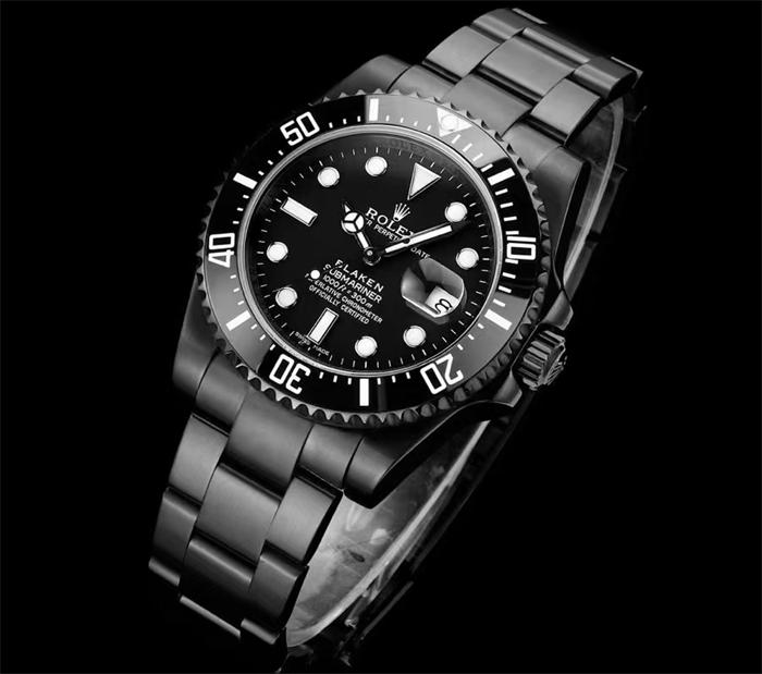 Blaken Rolex Submariner Date 40mm 116610LN Black DLC Custom Watch - الصورة 2