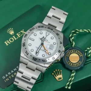 Rolex Explorer II 216570 Polar White Dial 42mm Stainless Steel Watch