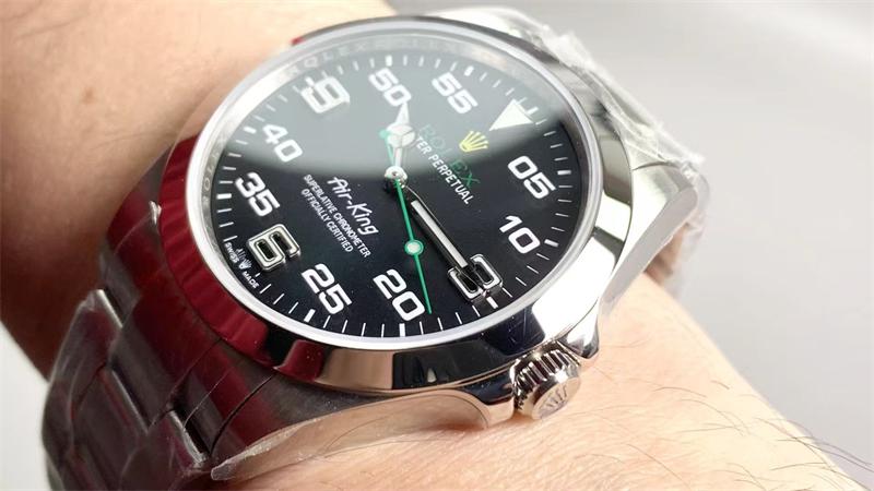 ROLEX Oyster Perpetual Air-King Precision Ref. 14000 Black Dial Stainless Steel Watch – Bild 2