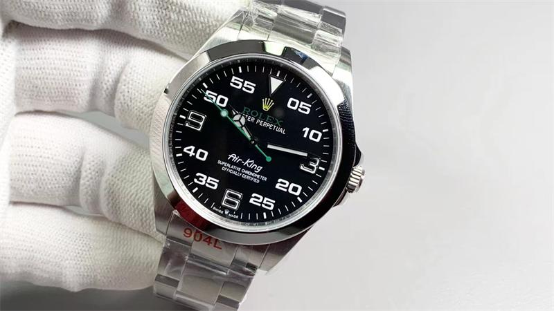 ROLEX Oyster Perpetual Air-King Precision Ref. 14000 Black Dial Stainless Steel Watch – Bild 4