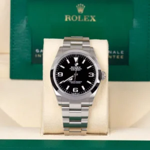 Rolex Explorer I 214270 Black Dial 39mm Stainless Steel Watch