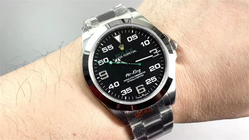 ROLEX Oyster Perpetual Air-King Precision Ref. 14000 Black Dial Stainless Steel Watch – Bild 8