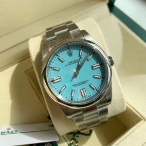 Rolex Oyster Perpetual 41 124300 Turquoise Blue Dial Oyster Bracelet Watch