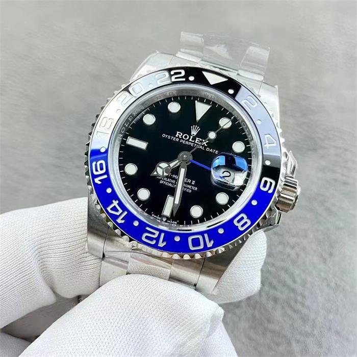 Rolex GMT-Master II 40mm 126710BLNR Batman Black Dial Blue Black Cerachrom Bezel Oyster Bracelet Watch
