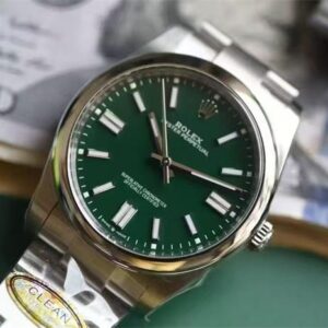 Rolex Oyster Perpetual 41mm 124300 Green Dial Stainless Steel Oyster Bracelet Watch