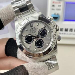 Rolex Cosmograph Daytona 40mm 116509-0072 White Gold Silver Dial Oyster Bracelet Watch
