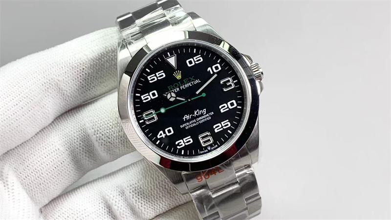 ROLEX Oyster Perpetual Air-King Precision Ref. 14000 Black Dial Stainless Steel Watch