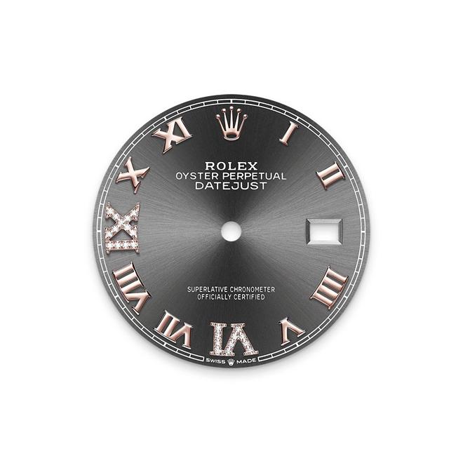 Everose Rolesor slate diamond dial diamond bezel