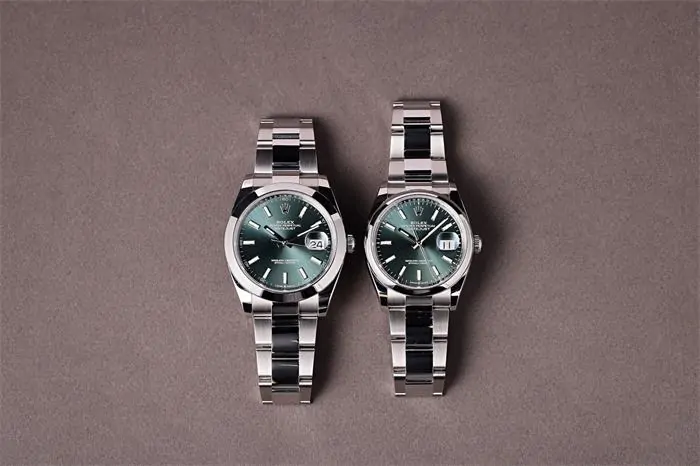 Rolex Datejust 36mm vs 41mm size comparison