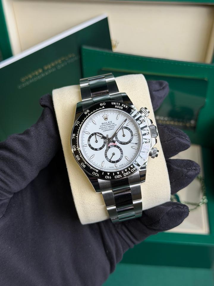 Rolex Daytona white gold blue dial