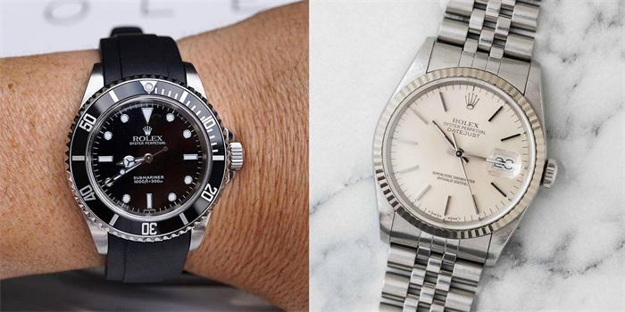 Rolex Submariner worn on wrist for size and style reference